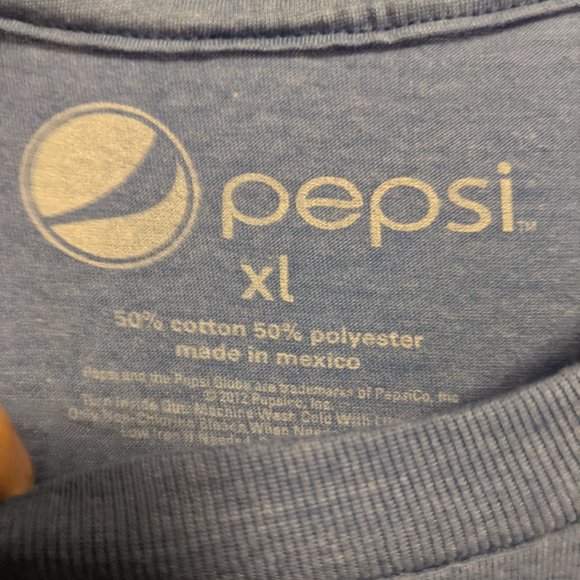 Mens "Pepsi" T-shirt size XL fifth sun - Picture 3 of 7